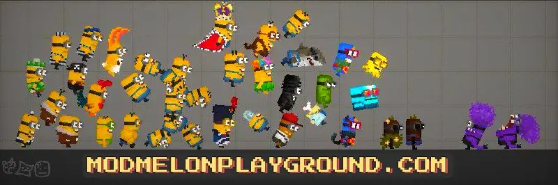 23 Minions Mod Pack (Skin) For Melon Playground