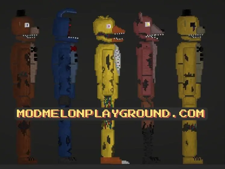animatronics from the fnaf 2