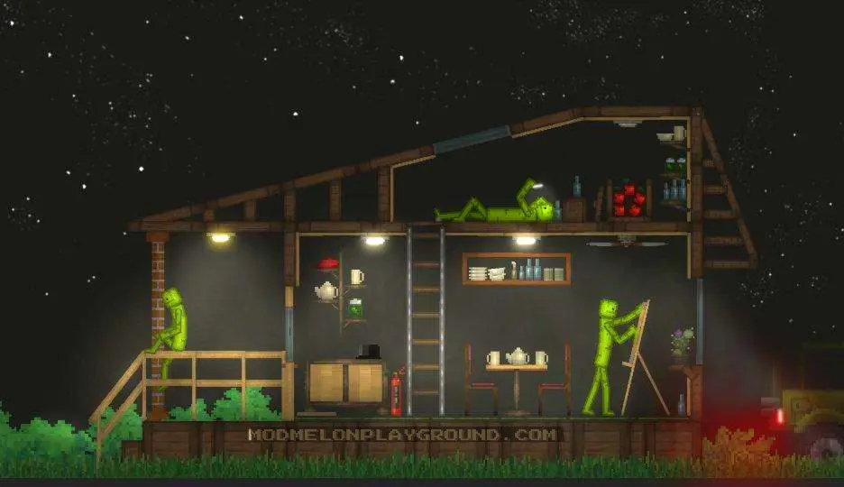 cozy house for melon playground