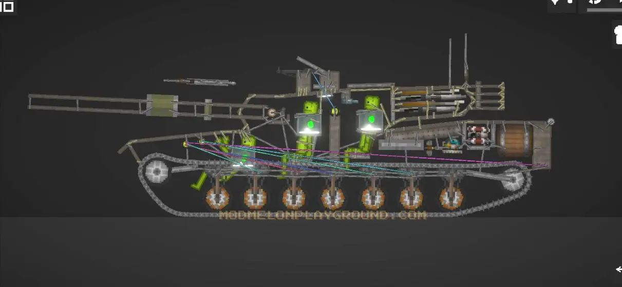 Melon Playground Mods: KV-2 Tank