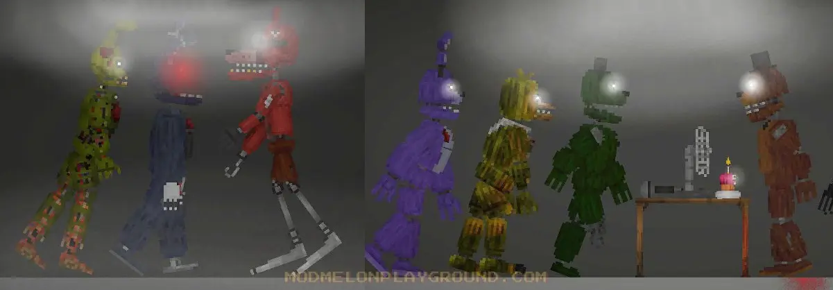 Melonpg Fnaf Animatronics Pack 