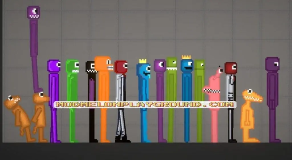 Melon Playground Mods Rainbow Friends Mod For Melon Playground Sandbox