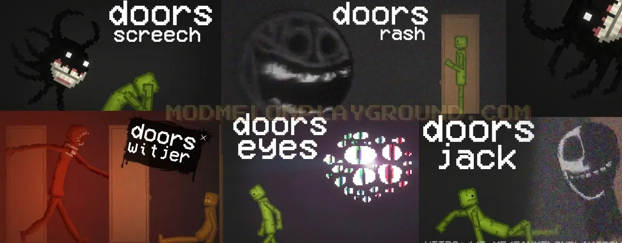 Roblox Doors Entities Mod[16 Entities] - Mods for Melon Playground Sandbox  PG