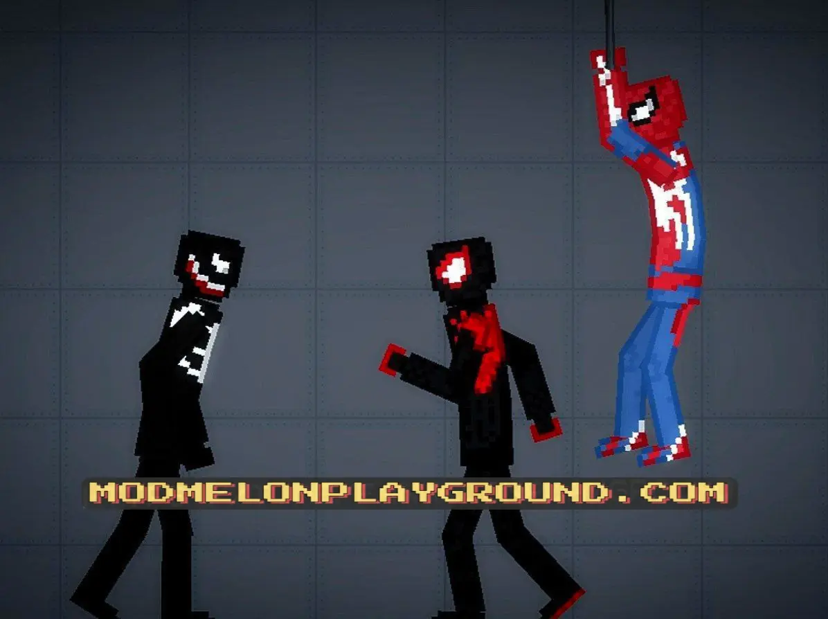 spider man and venom melon playground skin