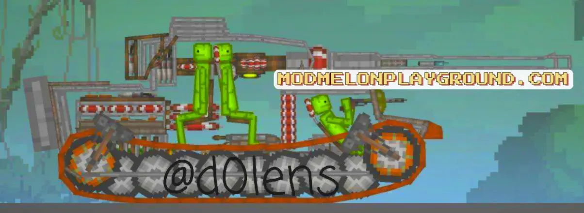 Tiger 2 tank for Melon Playground Mods (Melon Sandbox) - Melmod