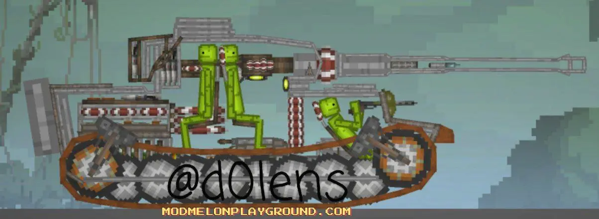 Tiger 2 tank for Melon Playground Mods (Melon Sandbox) - Melmod